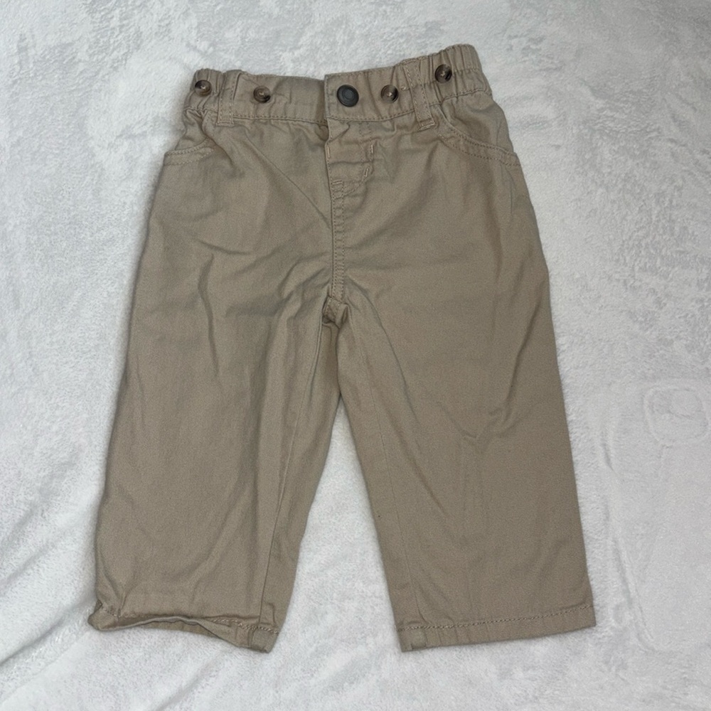 The children’s place beige pants 6-9 months baby boy